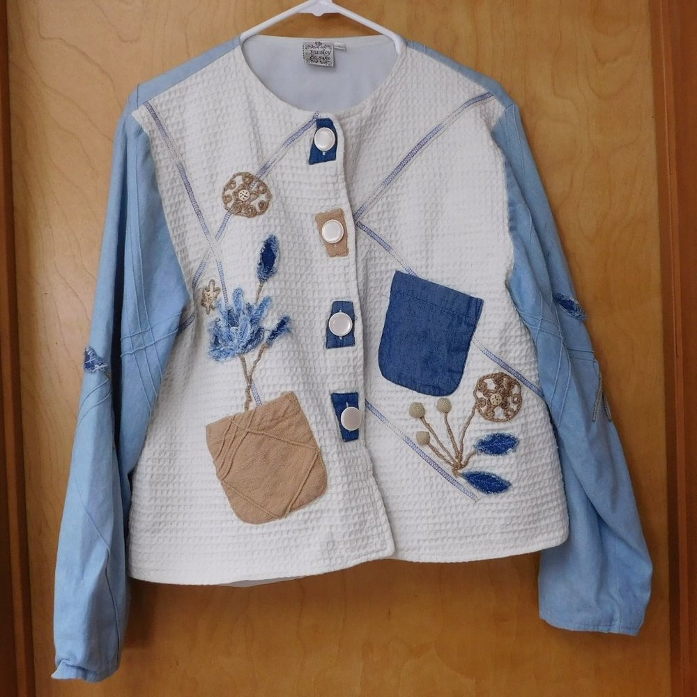 Parsley & Sage Denim Blazer